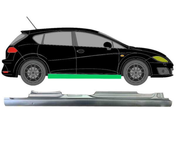 Voll Schweller Blech für Seat Leon 2005 - 2012 rechts