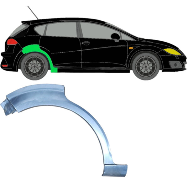 Hinten Radlauf Blech für Seat Leon 2005 - 2012 rechts
