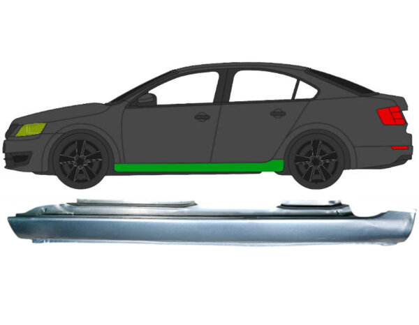 Voll Schweller Blech für Skoda Octavia III 2013 - 2020 links