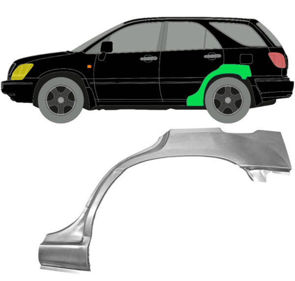 Hinten Radlauf Blech für Lexus Rx300 1998 - 2003 links