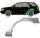 Hinten Radlauf Blech für Lexus Rx300 1998 - 2003 links