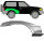 Hinten 3 - D Radlauf Blech für Toyota Land Cruiser 1996 - 2002 rechts