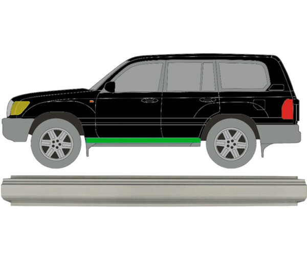 Schweller Blech für Toyota Land Cruiser 1998 - 2007 links