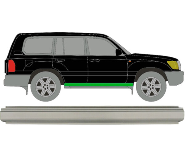 Schweller Blech für Toyota Land Cruiser 1998 - 2007 rechts