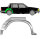 Hinten Radlauf Blech für Volvo 740 1982 - 1992 rechts
