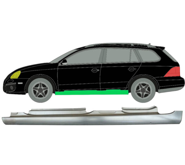 Schweller Blech für Volkswgaen Jetta 2005 - 2010 links