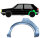 Hinten 5 Tür Radlauf Blech für Volkswagen Golf II 1982 - 1992 links