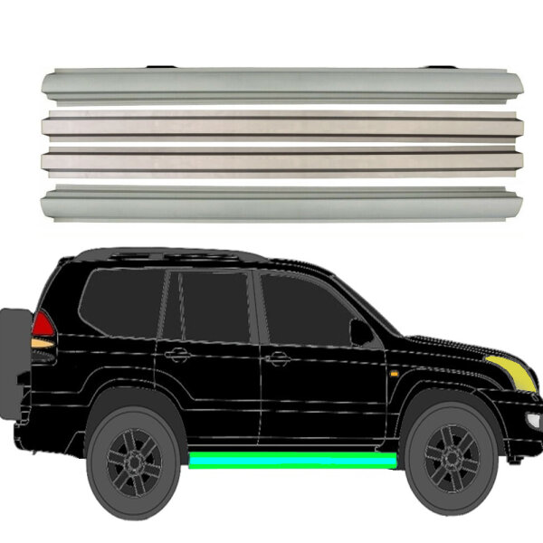 Schweller Innen & außen Satz für Toyota Land Cruiser 03 – 10 rechts & links