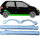Schweller & Radlauf hinten Satz für Daewoo Chevrolet Matiz 98 – 08 rechts & links