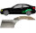 Hinten Kotflügel Blech Satz für Mercedes Cl 203 2000 - 2008 links
