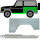 Schweller & Kotflügel hinten Satz für Mercedes G Klasse 3Tür ab 79 W460 W463 links