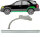 Radlauf hinten & Schweller Blech Satz für Kia Sorento 02 - 09 links