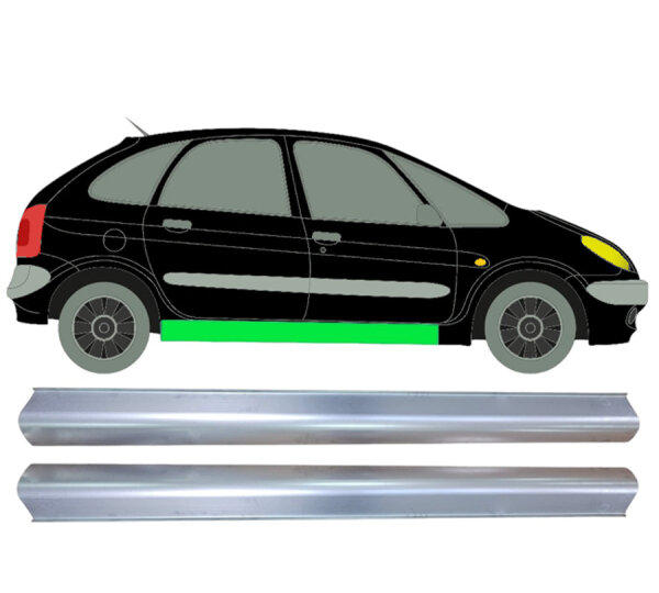 Schweller Blech Satz für Citroen Xsara Picasso 1999 - 2010 symmetrisch