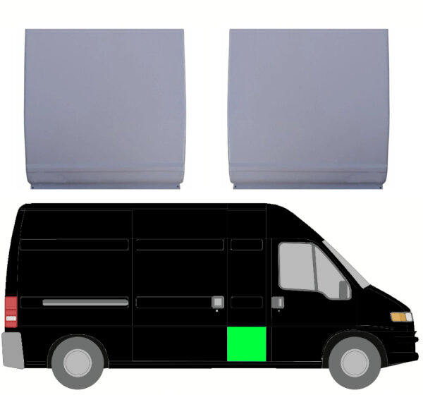 Blech Satz für Citroen Jumper 1994 - 2006 rechts & links