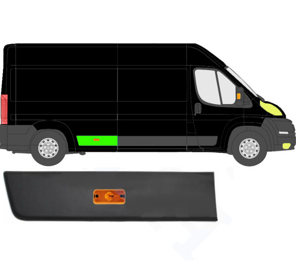 Hinten Seitenleiste mit Heckleuchte für Fiat Ducato Ab 2006 rechts