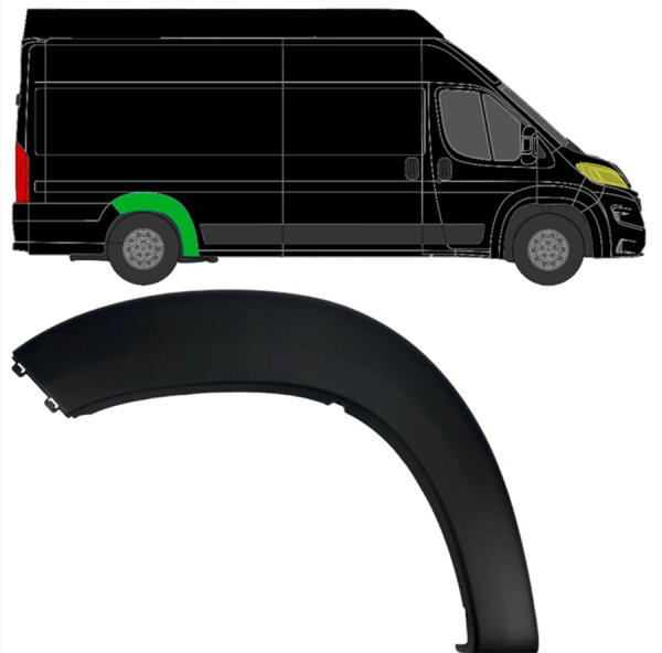 Hinten Seitenleiste für Opel Movano Ab 2021 rechts