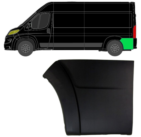 Hinten Seitenleiste für Peugeot Boxer Ab 2018 links