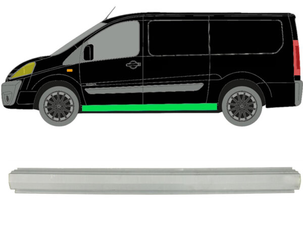 Schweller Blech für Fiat Scudo 2007 - 2016 links