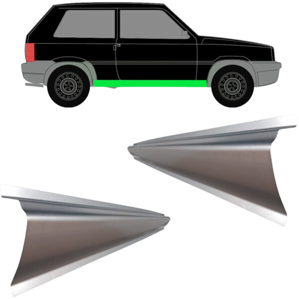 Schweller Blech Satz für Fiat Panda 1980 - 2002 rechts & links