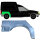 Hinten Radlauf Blech für Ford Courier 1989 - 1995 rechts