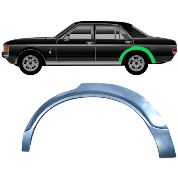 Hinten Radlauf Blech für Ford Granada 1972 - 1977 links