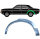 Hinten Radlauf Blech für Ford Granada 1972 - 1977 links