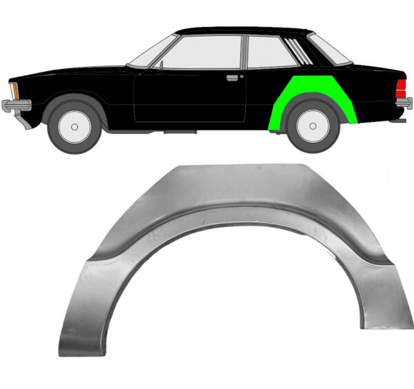 Hinten Radlauf Blech für Ford Taunus 1976 - 1982 links