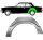 Hinten Radlauf Blech für Ford Taunus 1976 - 1982 links
