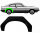 Hinten Radlauf Blech für Ford Capri 1974 - 1987 rechts