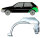 Hinten 5 Tür Radlauf Blech für Ford Fiesta 1995 - 1999 links