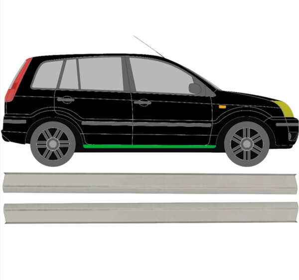 Schweller Blech Satz für Ford Fusion 2002 - 2012 rechts & links