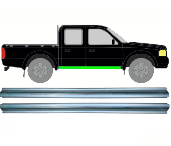 Schweller Blech Satz für Ford Ranger 1998 - 2006 rechts & links