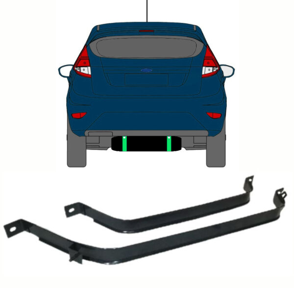 Kraftstofftankklemmen für Ford Fiesta 2008 - 2017