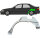 Hinten 4 Tür Radlauf Blech für Honda Civic Eh9 1991 - 1995 links