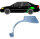 Hinten 4 Tür Radlauf Blech für Honda Civic Es 2001 - 2003 links