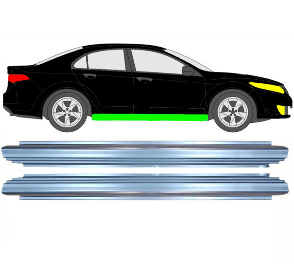 Schweller Blech Satz für Honda Accord 2008 - 2016 rechts & links