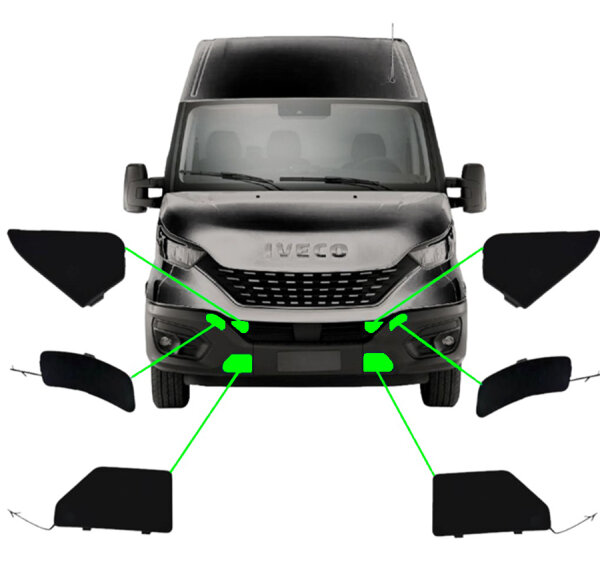 Vorne Stossstangenkappe Satz für Iveco Daily Ab 2019