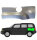 Hinten Kotflügel Blech für Jeep Patriot Ab 2006 links