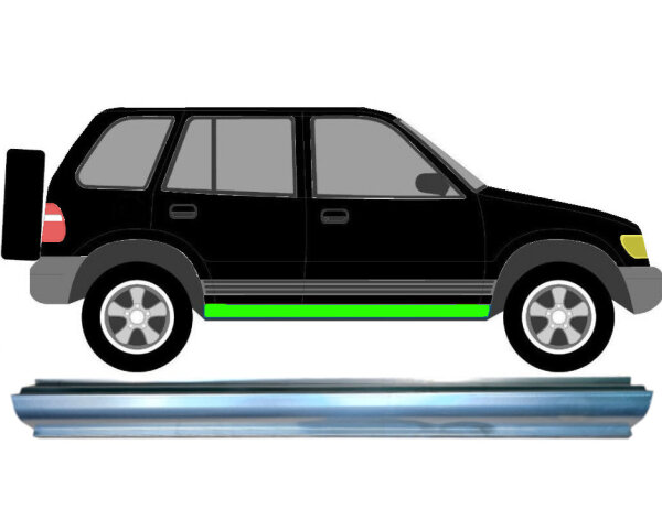 Schweller Blech für Kia Sportage 1994 - 2002 rechts
