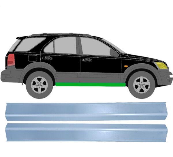 Schweller Blech Satz für Kia Sorento 2002 - 2009 rechts & links