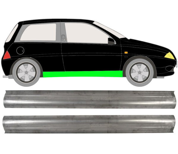 Schweller Blech Satz für Lancia Ypsilon 1995 - 2003 rechts & links