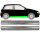 Schweller Blech Satz für Lancia Ypsilon 1995 - 2003 rechts & links