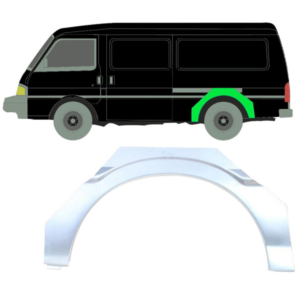 Hinten Radlauf Blech für Mazda E - Serie 1984 - 1998 links