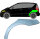 Hinten Radlauf Blech für Mercedes A - Klasse W169 2004 - 2012 links
