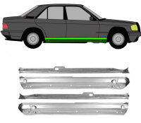 Voll Schweller Blech Satz für Mercedes 190 W201 1982...