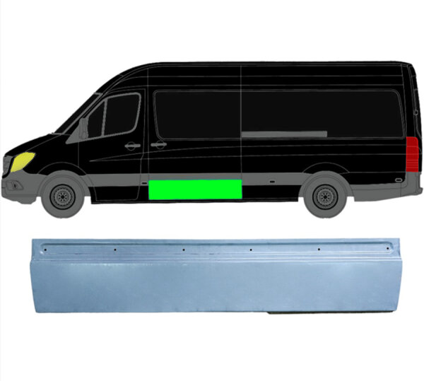 Schiebetür Äussere Panel für Volkswagen Crafter Ab 2006 symmetrisch