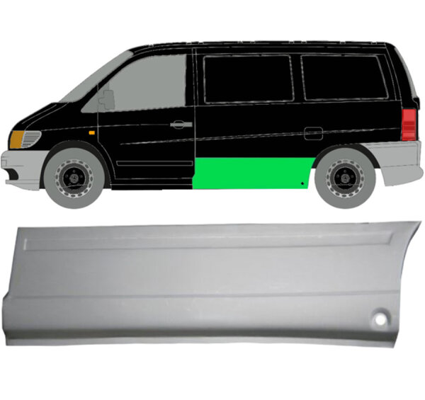 Blech für Mercedes Vito W638 1996 - 2003 links
