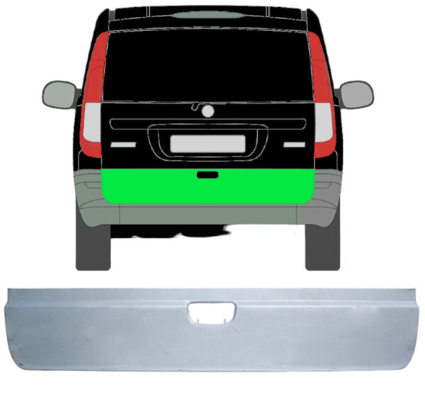 Hinten Tür Blech außen für Mercedes Vito W639 2003 - 2014