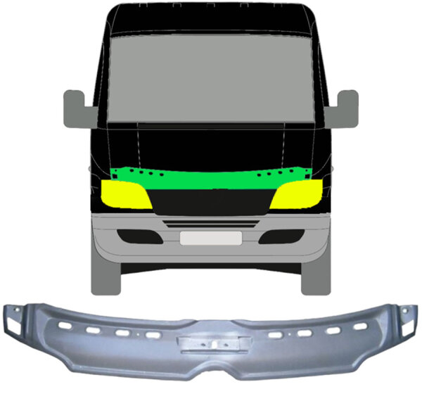 Vorne Motorhaube Innen Blech für Mercedes Sprinter 2000 - 2006