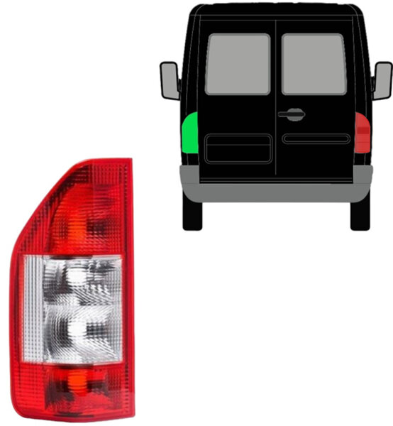 Hinten Licht für Mercedes Sprinter 2003 - 2006 links